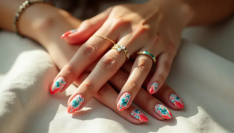 7 Decorações para Unhas Almond que Valorizam o Formato