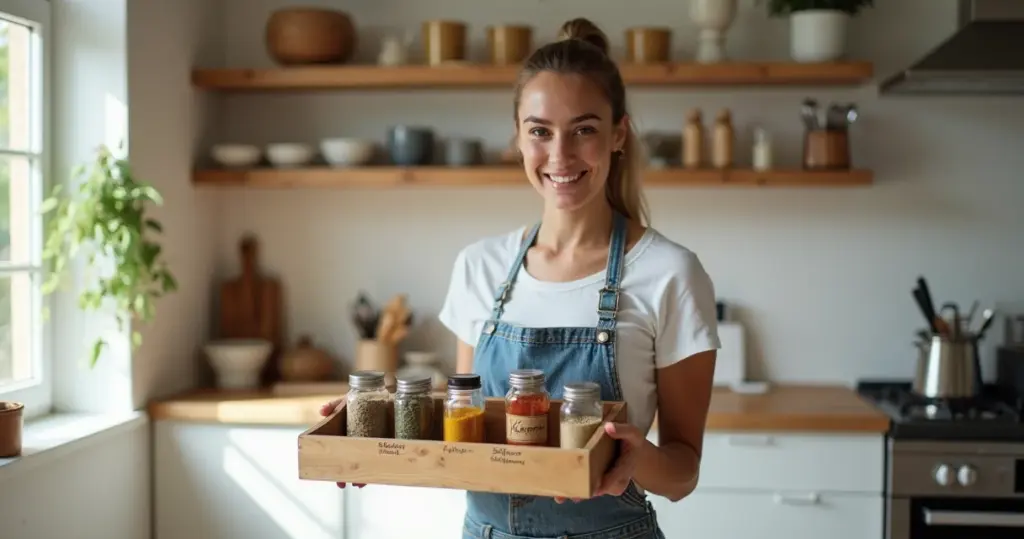 DIY Porta Temperos: Organize sua Cozinha Gastando Menos de R$ 30