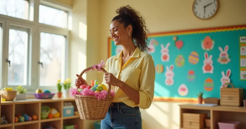 45 Ideias de Escola Decoração de Páscoa para Escola que Ensinam Brincando