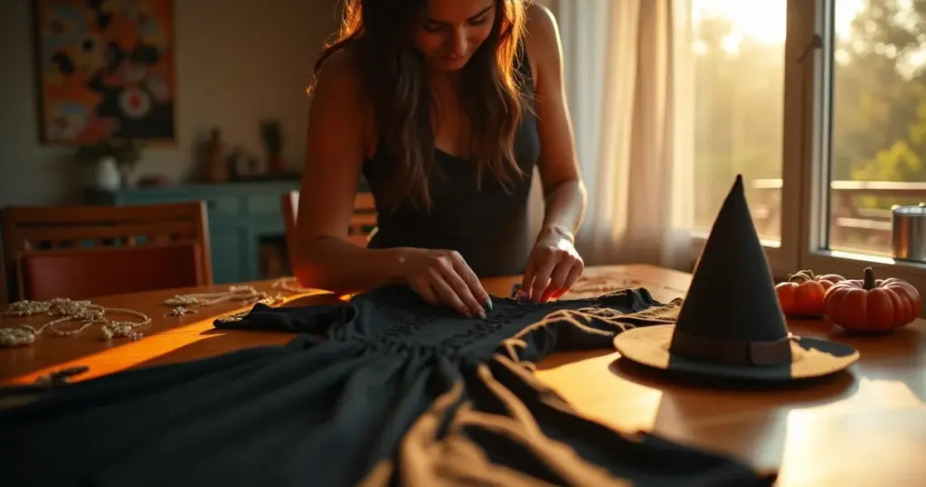 Fantasia de Halloween fácil feminina com peças que você já tem no armário Fantasia de Halloween fácil feminina com peças que você já tem no armário