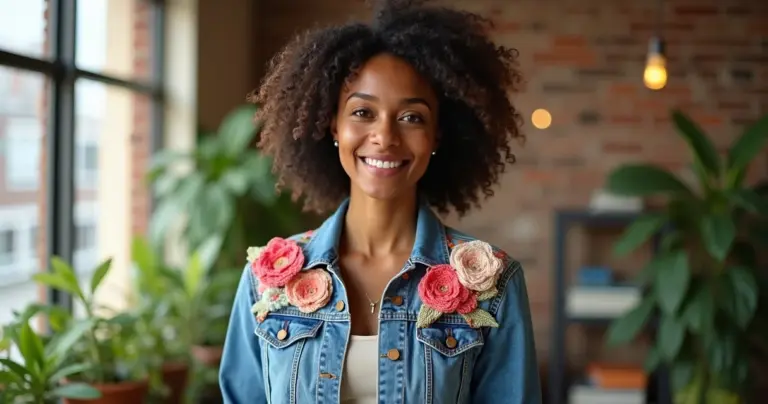 17 Ideias de Flores de Croche para Aplicação em Blusas que Renovam seu Guarda-Roupa