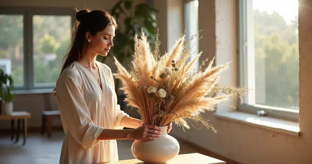 15 Ideias de Flores Secas Decoração que Duram Anos (Até sem Luz!)