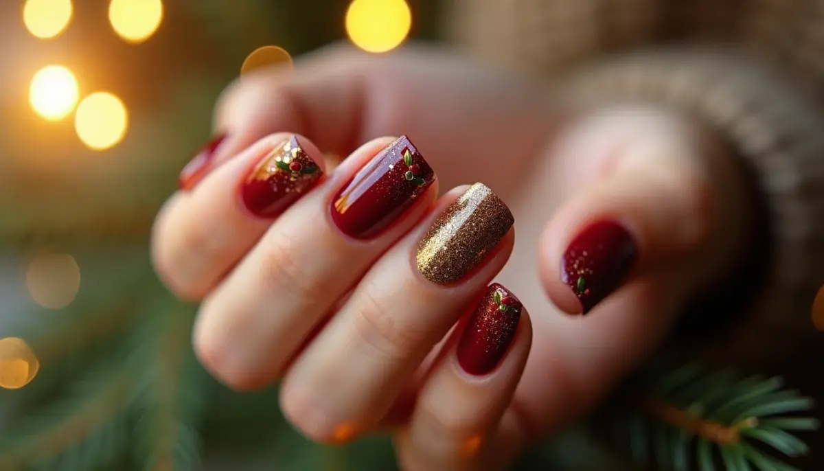 12 Fotos de Unhas de Natal 2026: Ideias Fáceis e Elegantes