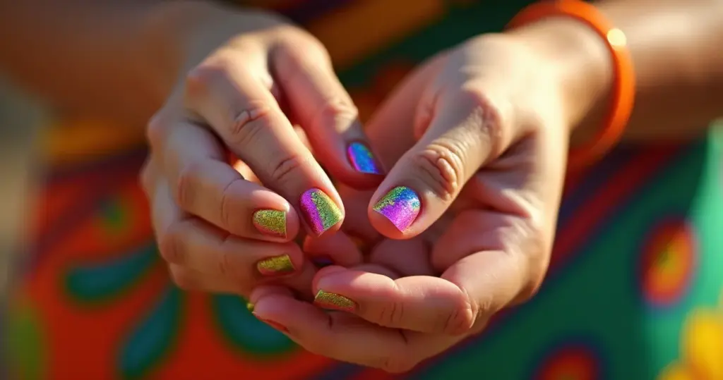 27 Francesinhas Unhas Decoradas Carnaval que Brilham 4 Dias