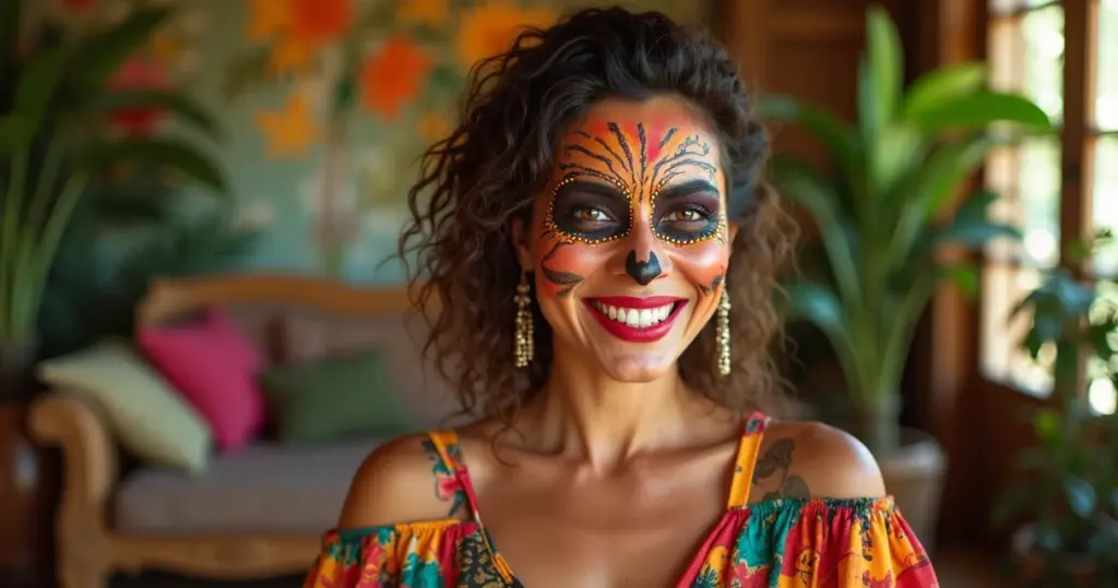 18 Ideias de Maquiagem de Halloween que Transformam Fantasia Básica em Impacto