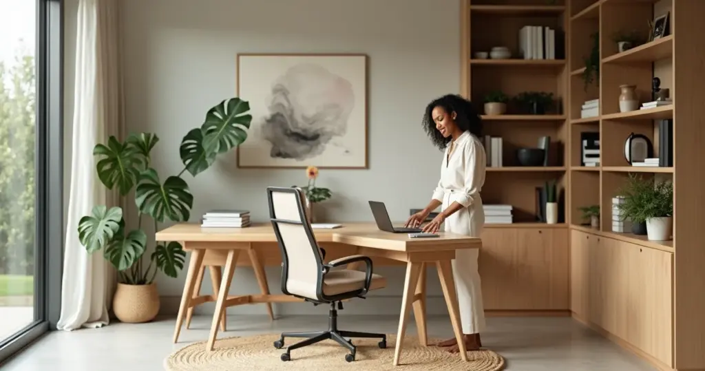 27 Ideias Decoração Escritório que Transformam Produtividade em Bem-Estar 27 Ideias Decoração Escritório que Transformam Produtividade em Bem-Estar