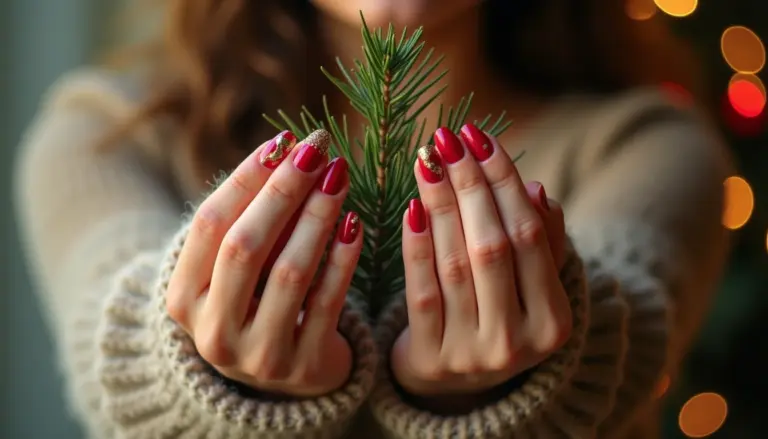 73 Ideias Unha Natal para Fazer em Casa Gastando Pouco
