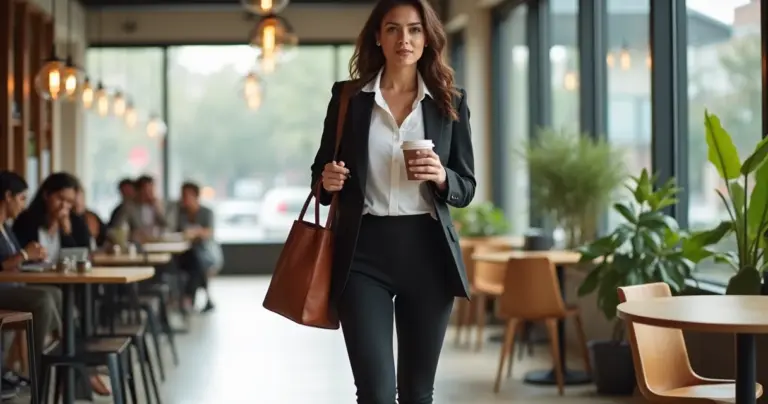 17 Ideias de Look Calça Legging que Vão do Café ao Trabalho 17 Ideias de Look Calça Legging que Vão do Café ao Trabalho