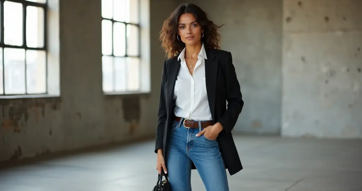 15 Looks com Pantalona Jeans: Do Trabalho à Festa Sem Errar 15 Looks com Pantalona Jeans: Do Trabalho à Festa Sem Errar
