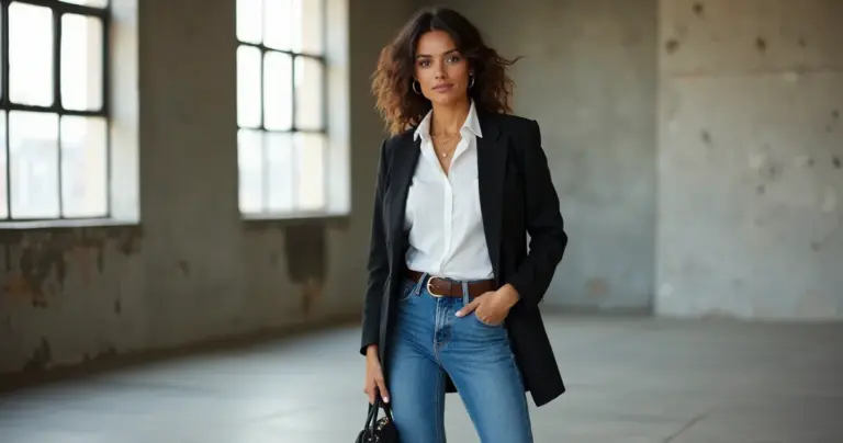 15 Looks com Pantalona Jeans: Do Trabalho à Festa Sem Errar 15 Looks com Pantalona Jeans: Do Trabalho à Festa Sem Errar