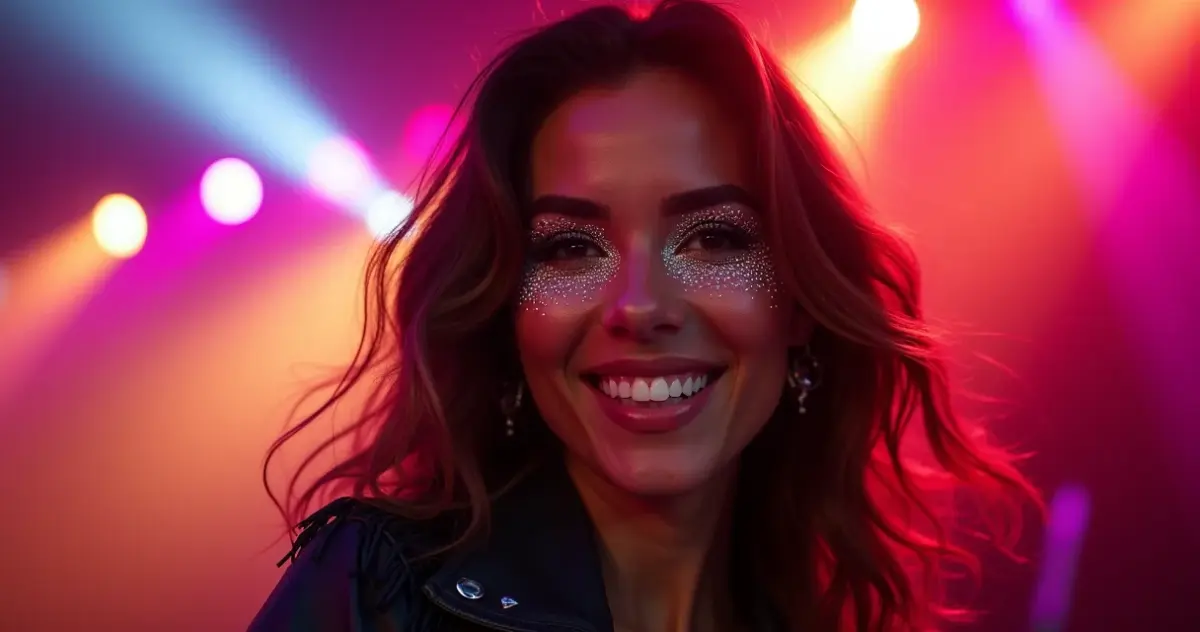17 Ideias de Maquiagem com Strass que Brilham em 5 Minutos