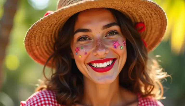 87 Ideias de Maquiagem Fácil Festa Junina para Arrasar