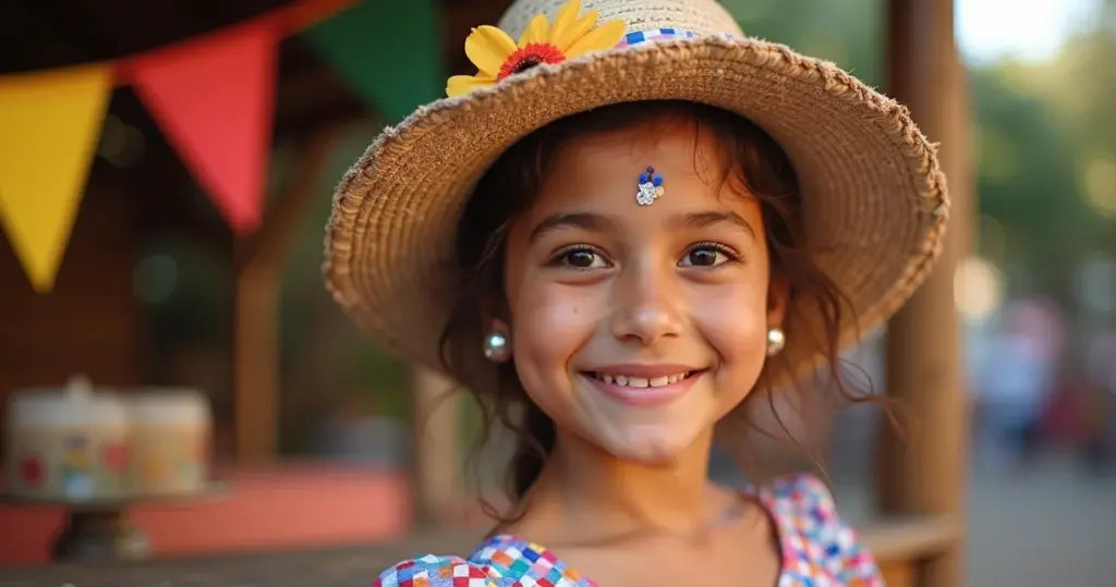 Maquiagem Festa Junina Simples Infantil: Rápida, Segura e Sem Alergias