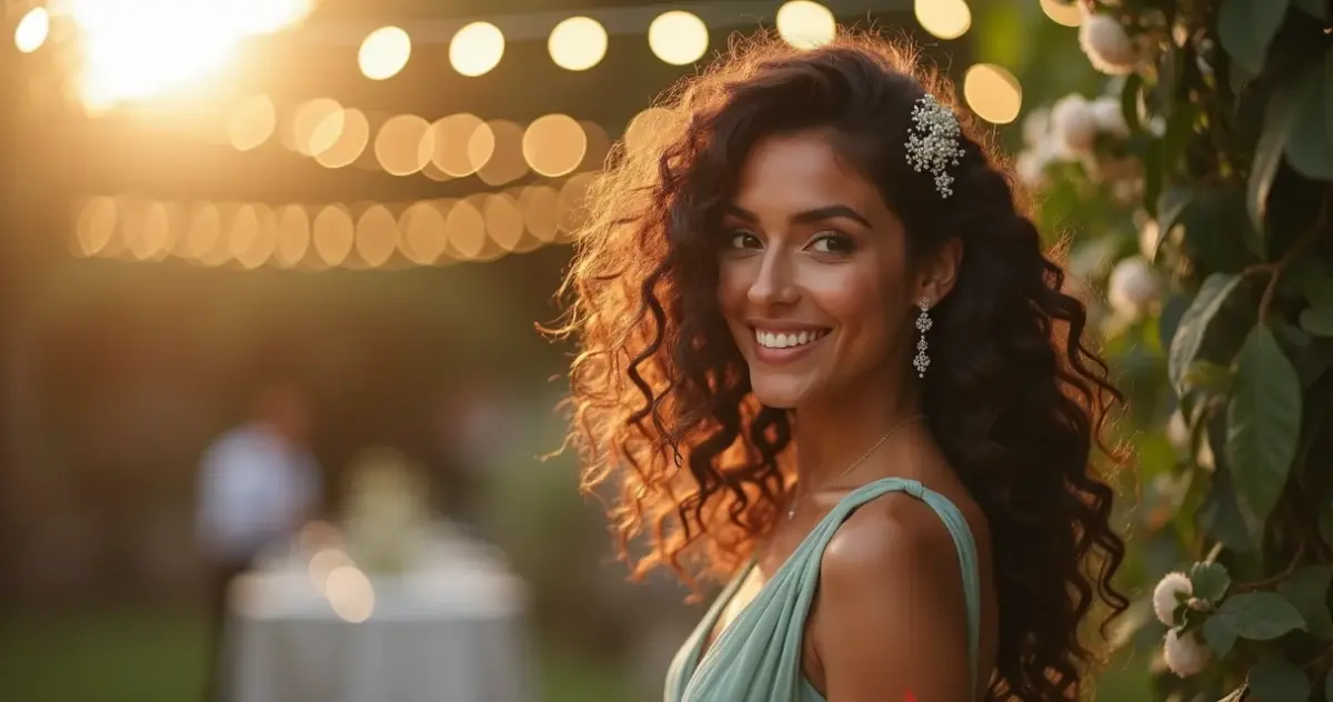 30+ Ideias de Penteado Cabelo Cacheado Madrinha de Casamento (2026) 30+ Ideias de Penteado Cabelo Cacheado Madrinha de Casamento (2026)