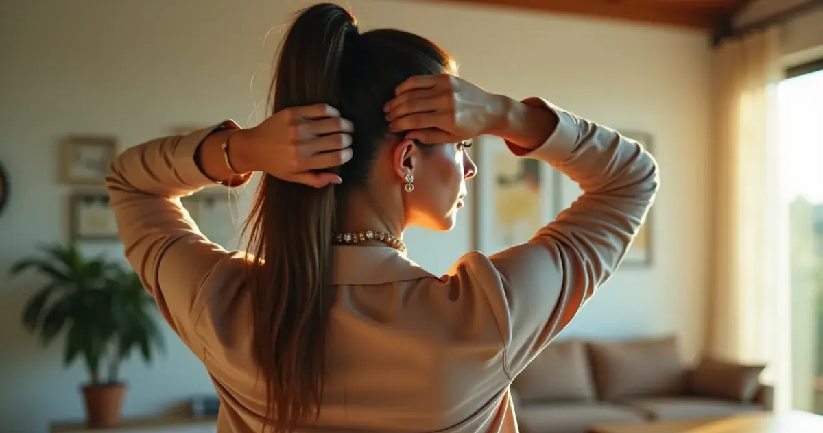 Penteado de cabelo com rabo de cavalo que vai do escritório à festa em 5 minutos Penteado de cabelo com rabo de cavalo que vai do escritório à festa em 5 minutos