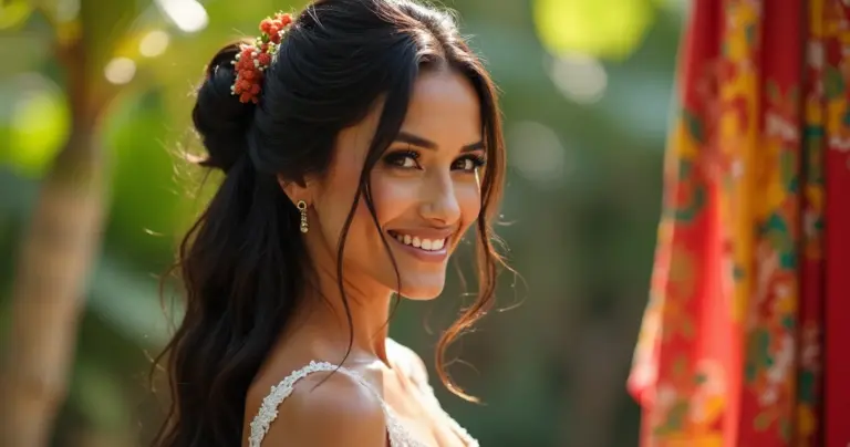 28 Penteados para Madrinha de Casamento Cabelo Longo que Vão Arrancar Elogios