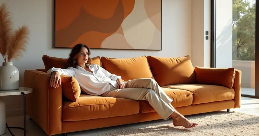 21 Ideias de Sofá Caramelo Decoração Que Vão Transformar Sua Sala