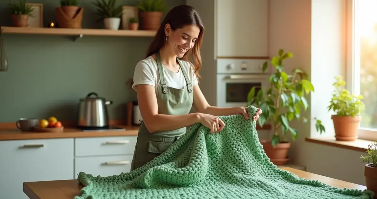 12 Ideias de Tapetes de Crochê para Cozinha Verde que Valorizam Seu Espaço 12 Ideias de Tapetes de Crochê para Cozinha Verde que Valorizam Seu Espaço