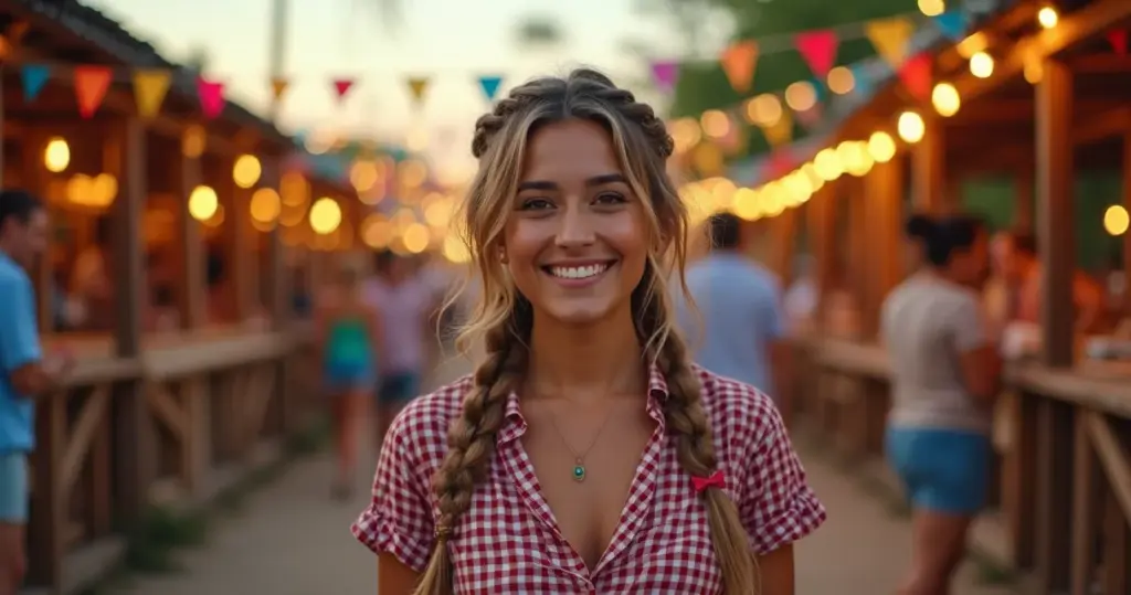 22 Ideias de Tranças para Festa Junina que Fazem em 5 Minutos 22 Ideias de Tranças para Festa Junina que Fazem em 5 Minutos