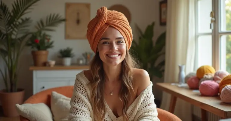 Turbante de Crochê: Transforme seu Visual em 1 Minuto (Faça Você Mesma!)