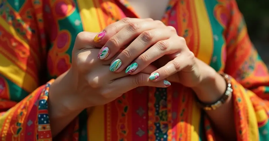 17 Ideias de Unha Almond Pintada para Alongar Seus Dedos em 5 Min