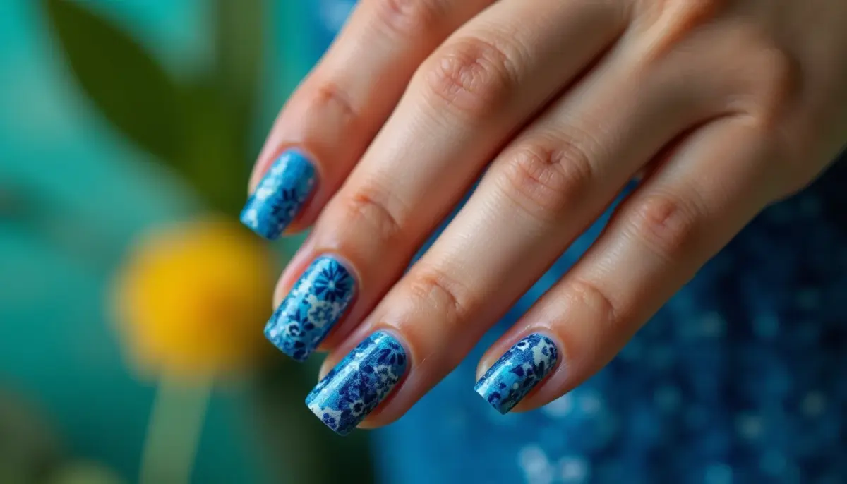 42 Ideias de Unha Decorada Azul para 2026: Do Bebê ao Marinho