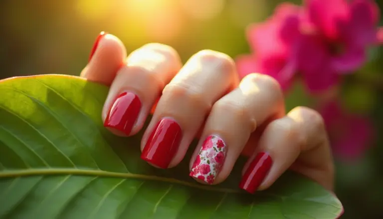 45 Unhas em Gel Decorada Vermelha: Inspirações Lindas pra Você Usar