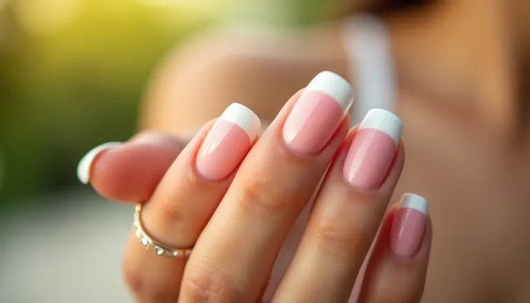 60 Unhas Delicadas Francesinha: Micro Traço Fino Perfeito