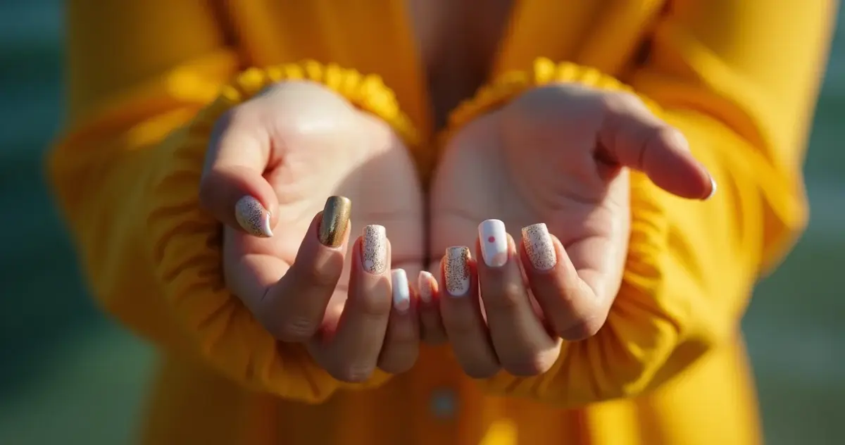 15+ Ideias de Unhas para Ano Novo 2024 Simples que Arrasam em Casa