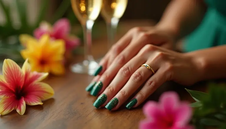 50 Ideias de Unhas para o Ano Novo Curtas que Você Vai Amar