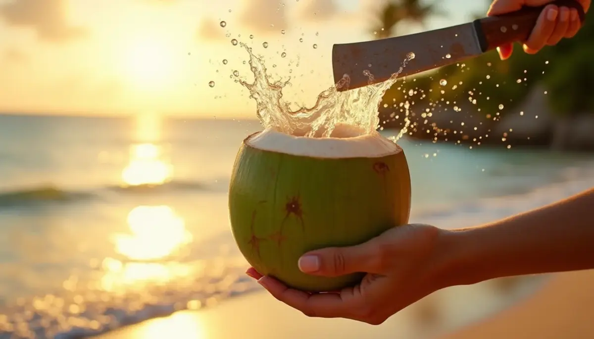 Água de coco engorda? O que a ciência diz em 2026