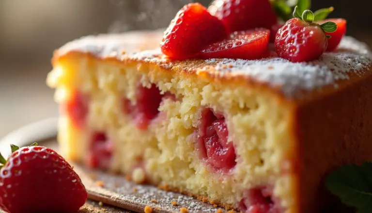 Bolo de Morango Fofinho: o truque para não soltar calda Bolo de Morango Fofinho: o truque para não soltar calda