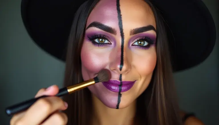 Bruxa maquiagem de Halloween fácil: tutorial com 5 passos