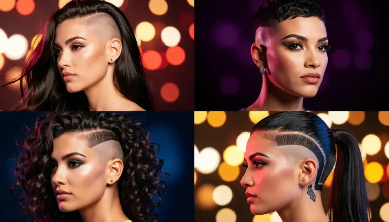 41 Ideias de Corte de Cabelo Undercut Feminino Nuca Raspada