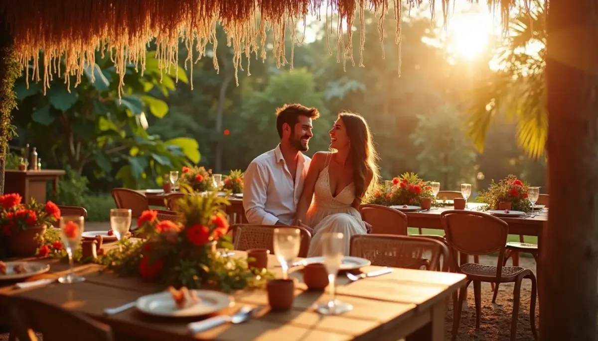 50 Ideias de Decoração de Casamento Boho Chic que Cabem no Bolso