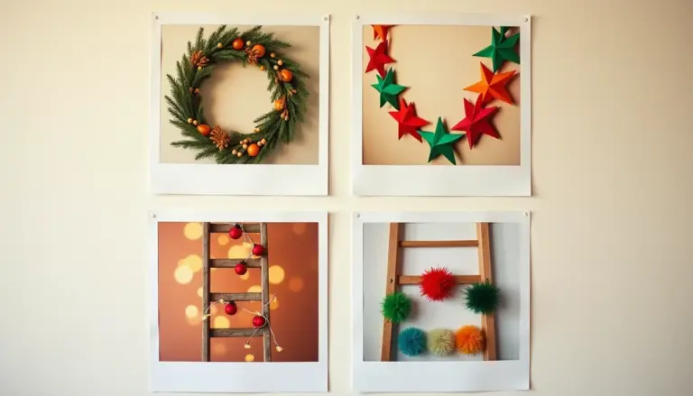 58 Ideias de Decoração de Parede para Natal que Cabem no Seu Bolso