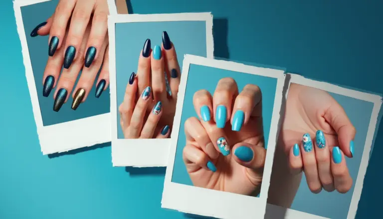 72 Ideias de Decoração de Unha de Gel Azul para Arrasar em 2026