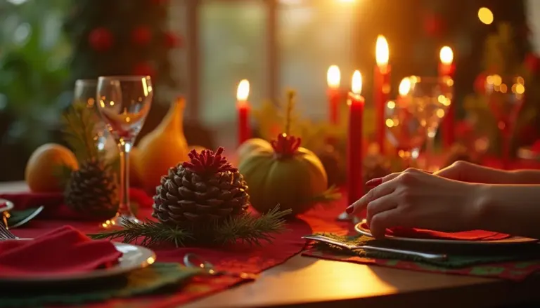 50 Ideias de Decoração de Mesa de Natal Simples e Baratas