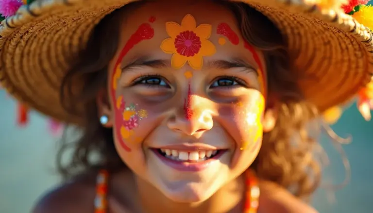 47 Ideias de Maquiagem Infantil Festa Junina Fácil e Segura