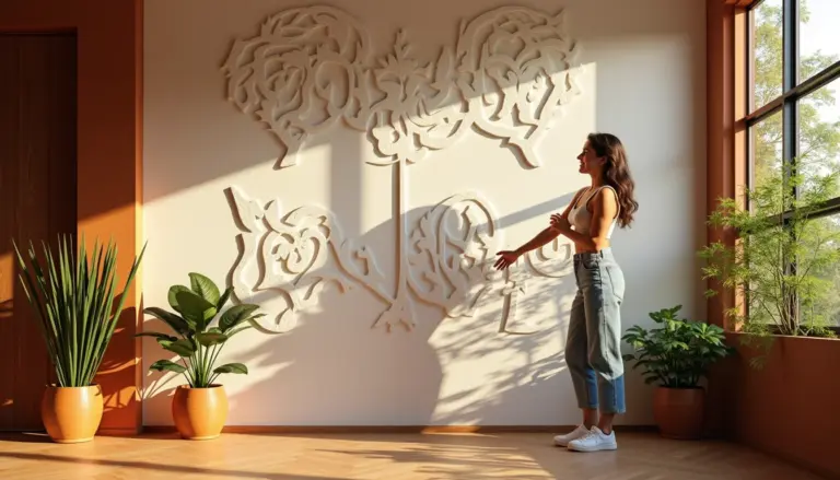 47 Ideias de Parede com Decoração de Gesso para 2026 47 Ideias de Parede com Decoração de Gesso para 2026