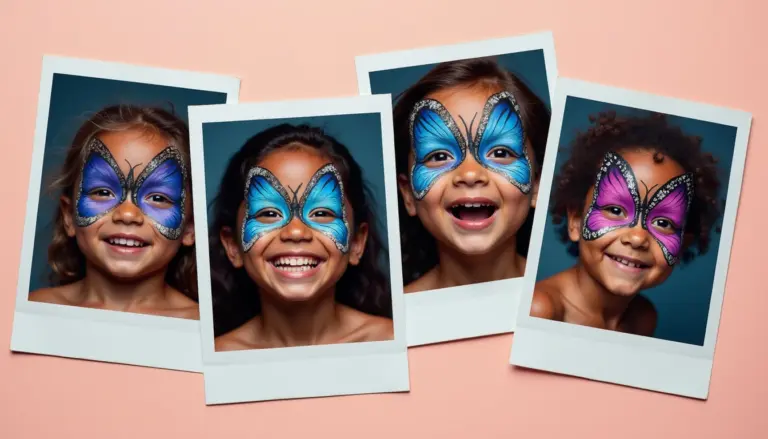 52 Ideias de Pintura Facial Borboleta Para Festas e Carnaval