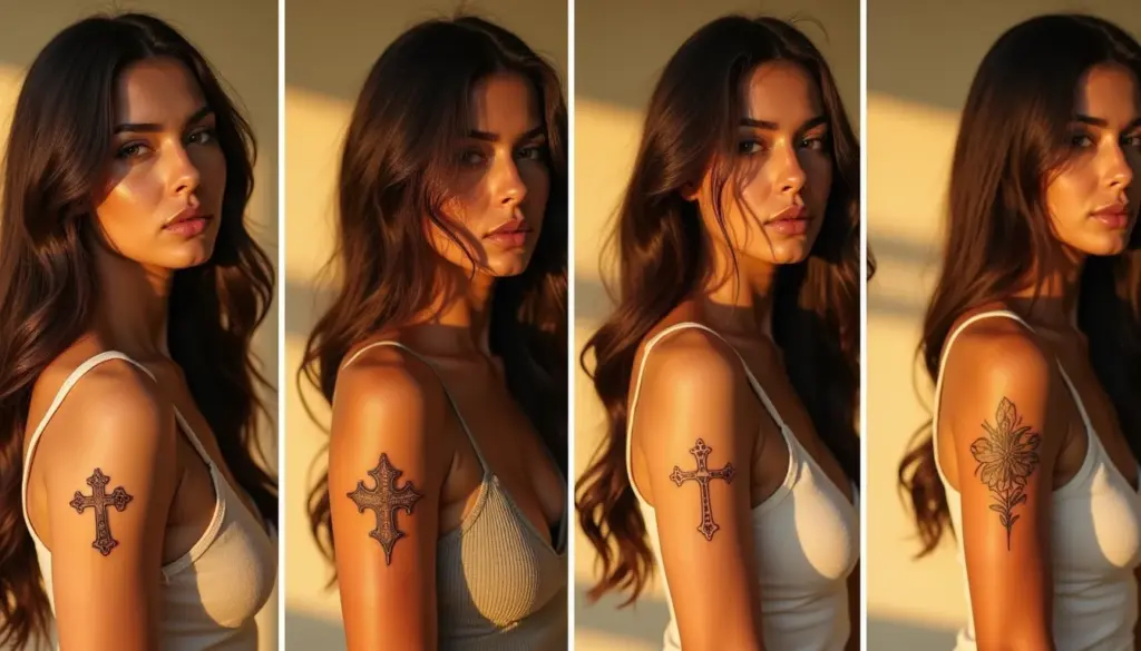 48 Ideias de Tatuagem de Cruz no Braço para Inspirar Sua Escolha