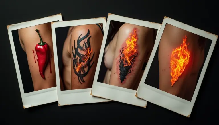 68 Ideias de Tatuagem de Pimenta com Fogo: Significado e Inspiração