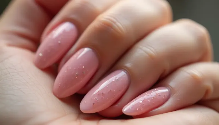 47 Unha Amendoada Rosa Com Glitter: 47 Ideias Lindas Para 2026