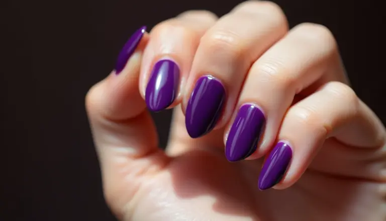 32 Ideias de Unha de Gel Roxo para Arrasar em 2026