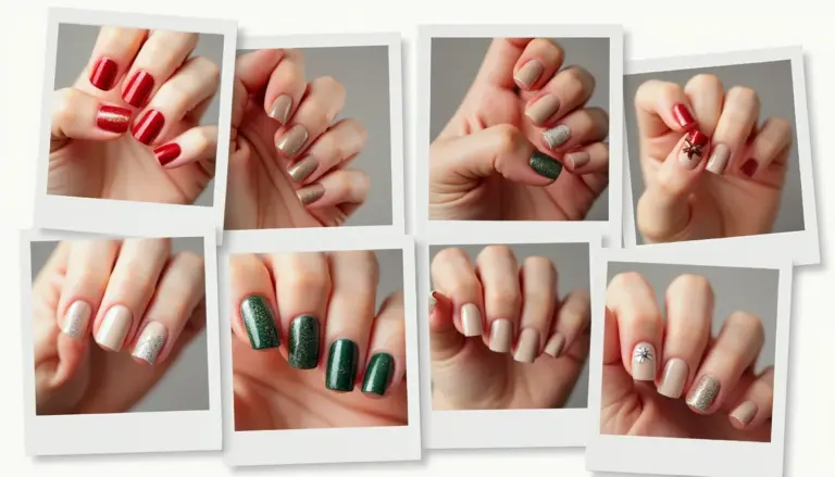 35 Unhas Natal Simples e Elegantes para Fazer em Casa em 2026