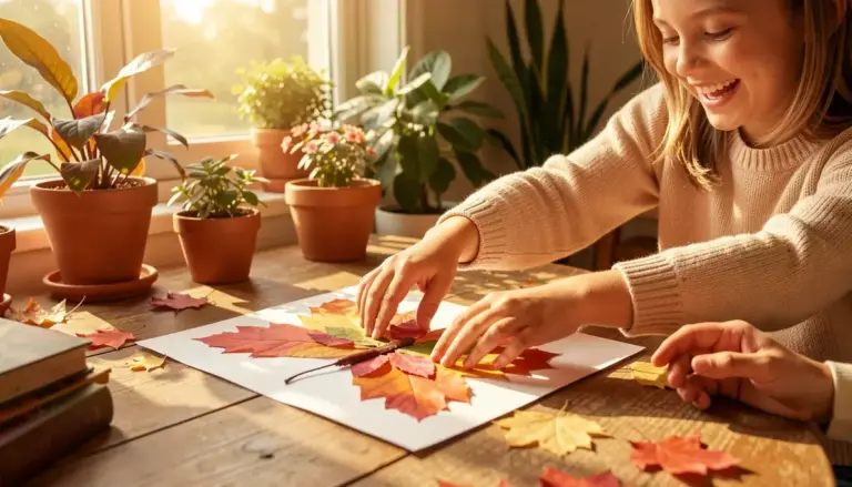 10 ARTES COM FOLHAS para Crianças (Passo a Passo Divertido)