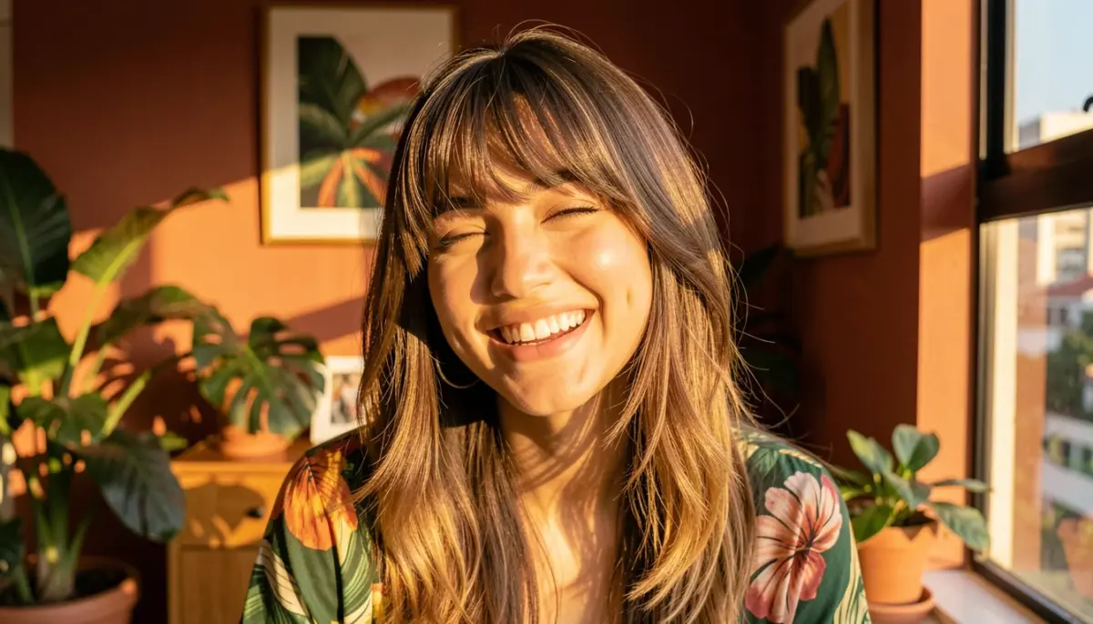 30 Ideias de Cabelo Longo com Franja para 2026