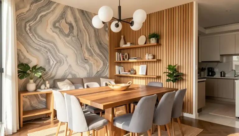 11 Inspirações de COMO USAR PAPEL DE PAREDE NA SALA DE JANTAR (Para Copiar) 11 Inspirações de COMO USAR PAPEL DE PAREDE NA SALA DE JANTAR (Para Copiar)