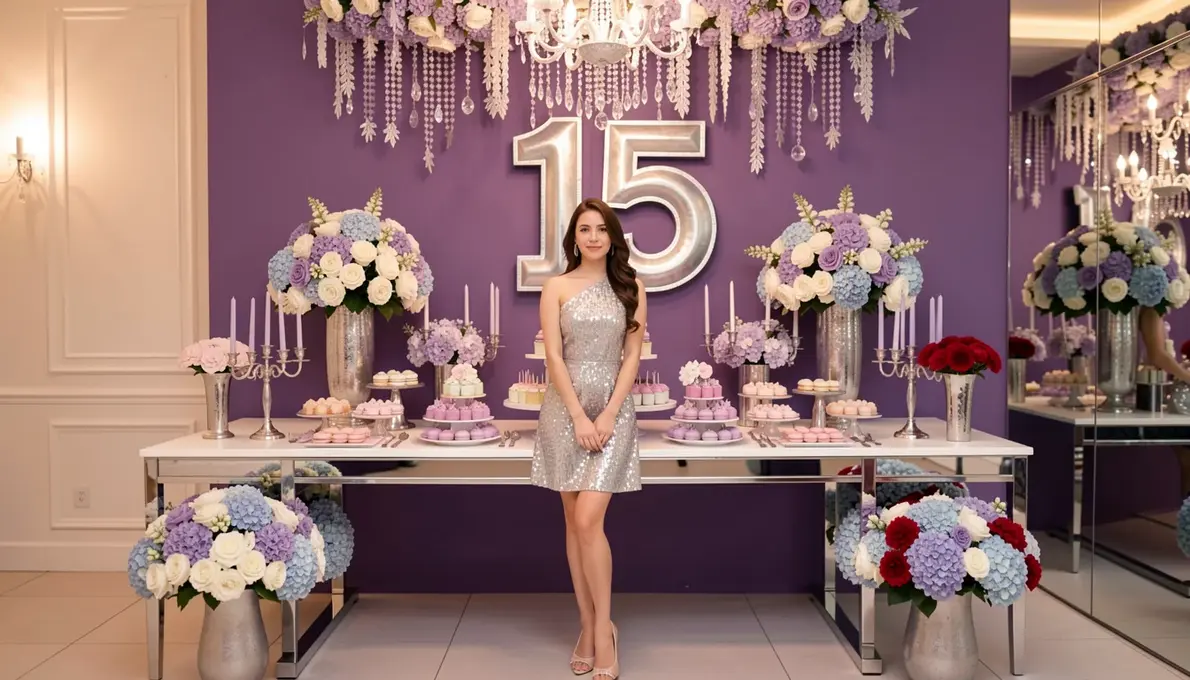 6 Inspirações para Decoração de 15 Anos Lilás (Fotos e Tendências)